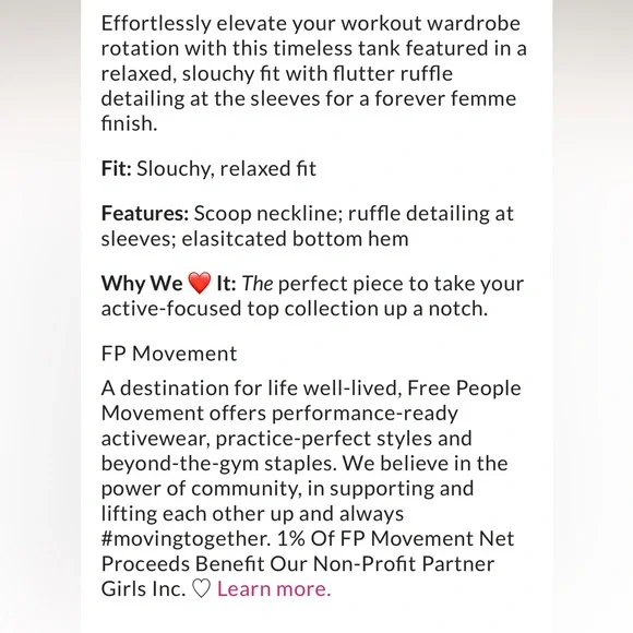 Free People Flutter Tank - Picture 5 of 7